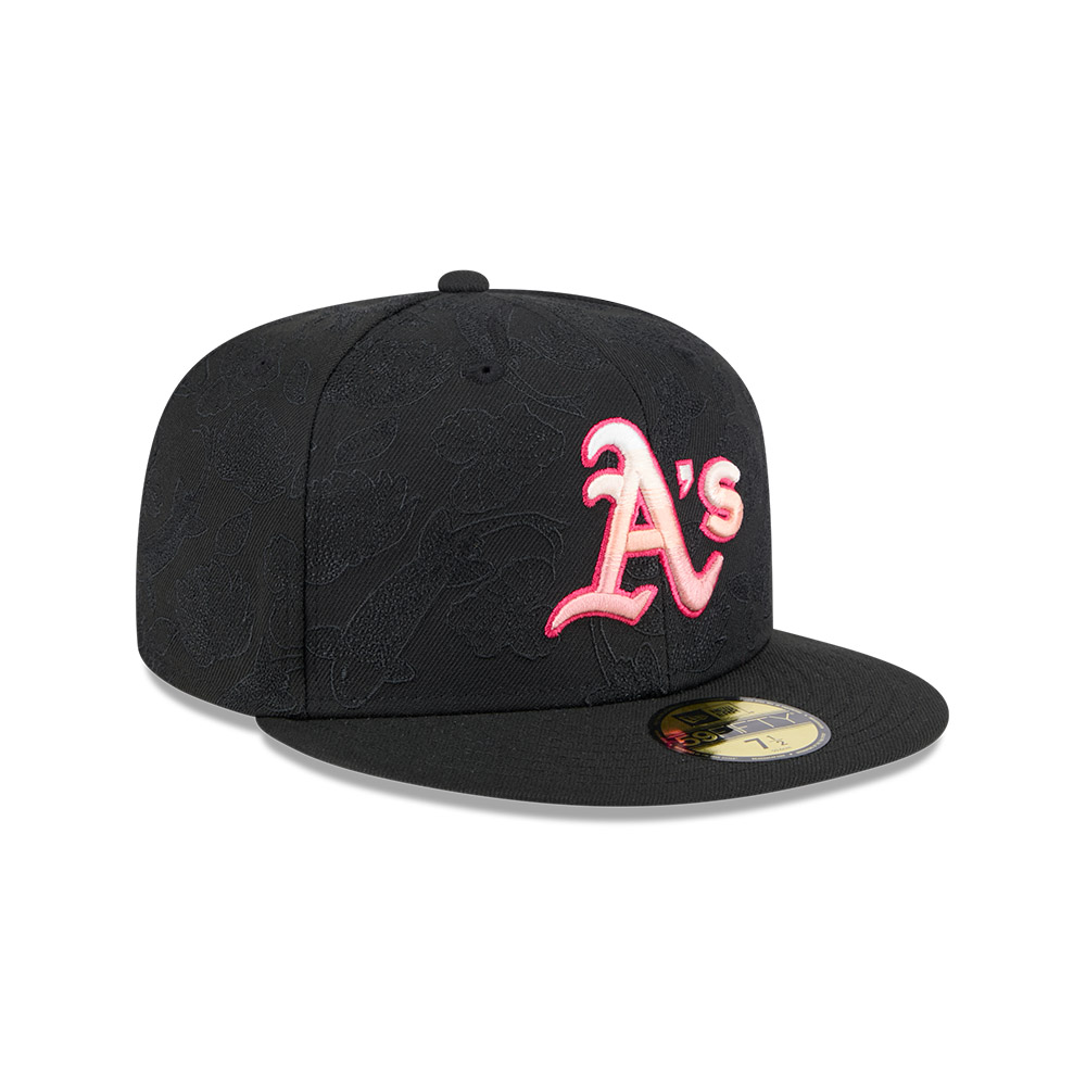 GORRA 59FIFTY MLB OAKLAND ATHLETICS TONAL KOI NEGRO - 2