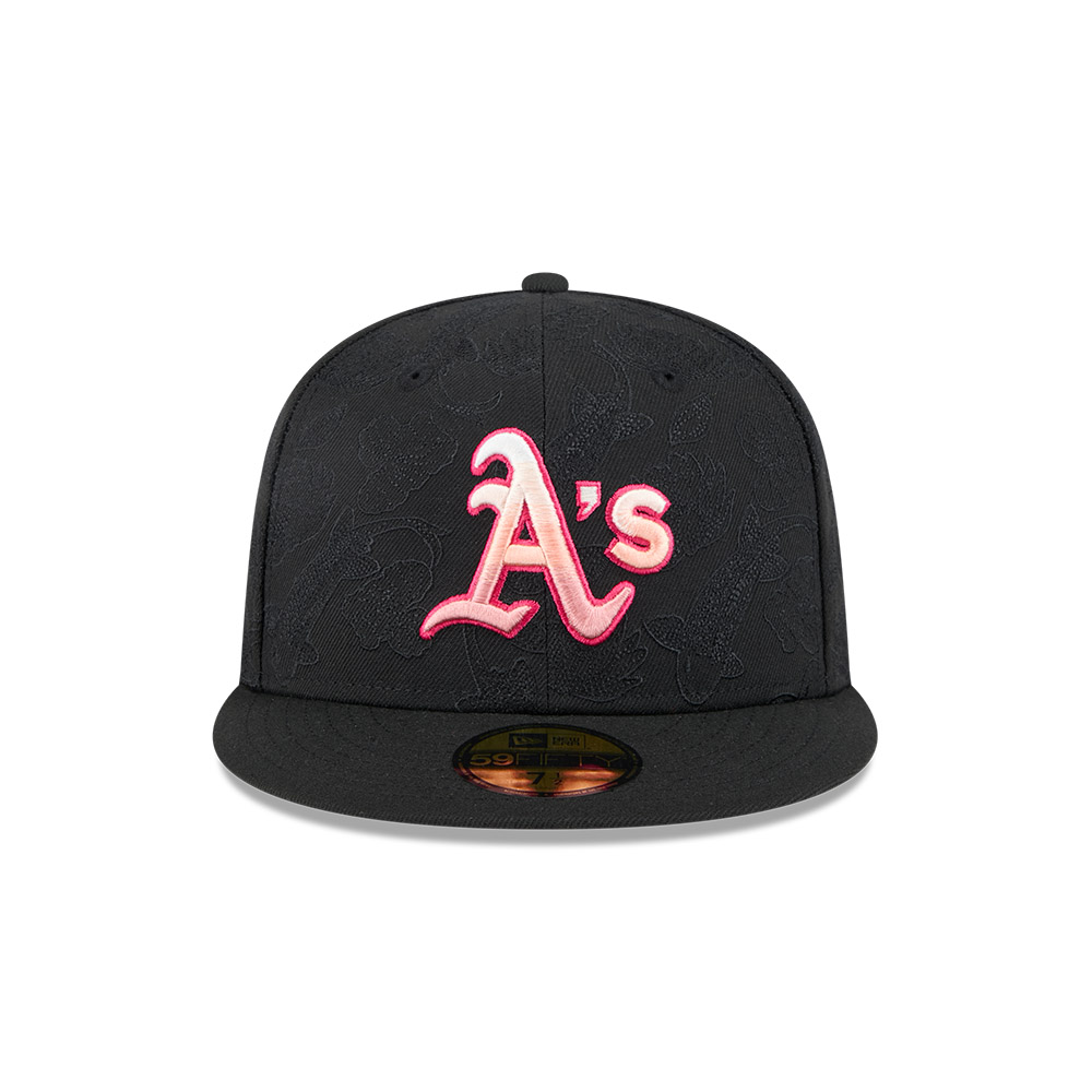 GORRA 59FIFTY MLB OAKLAND ATHLETICS TONAL KOI NEGRO - 3