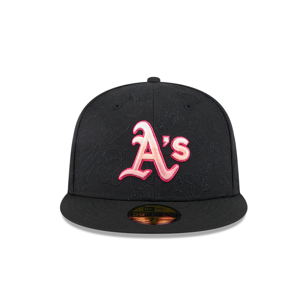 GORRA 59FIFTY MLB OAKLAND ATHLETICS TONAL KOI NEGRO - 3