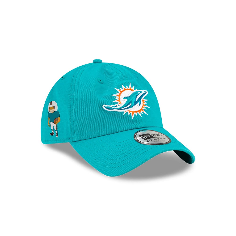 GORRA CASUAL CLASSIC NFL MIAMI DOLPHINS BAD BUNNY TURQUESA - 1