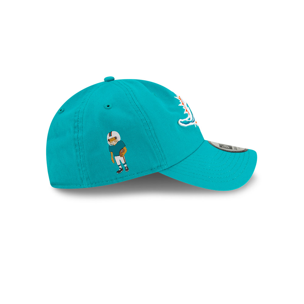 GORRA CASUAL CLASSIC NFL MIAMI DOLPHINS BAD BUNNY TURQUESA - 5