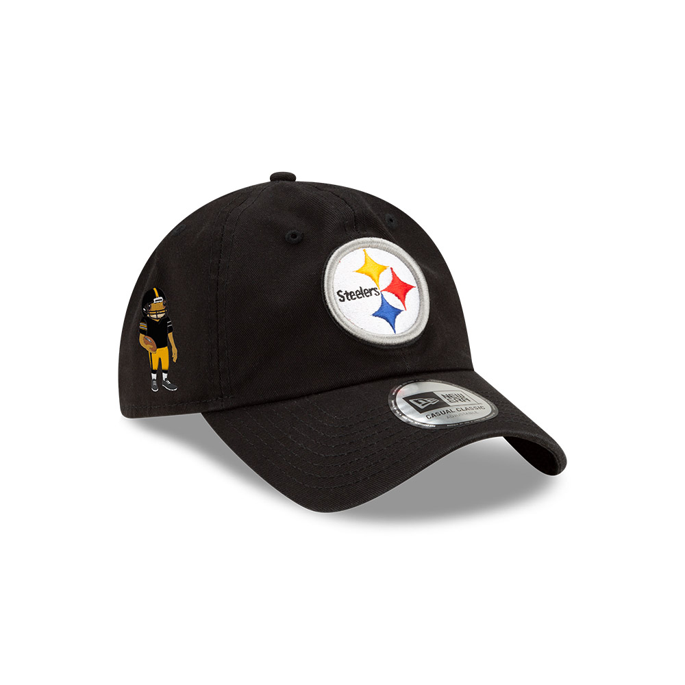 GORRA CASUAL CLASSIC NFL PITTSBURGH STEELERS BAD BUNNY NEGRO - 1