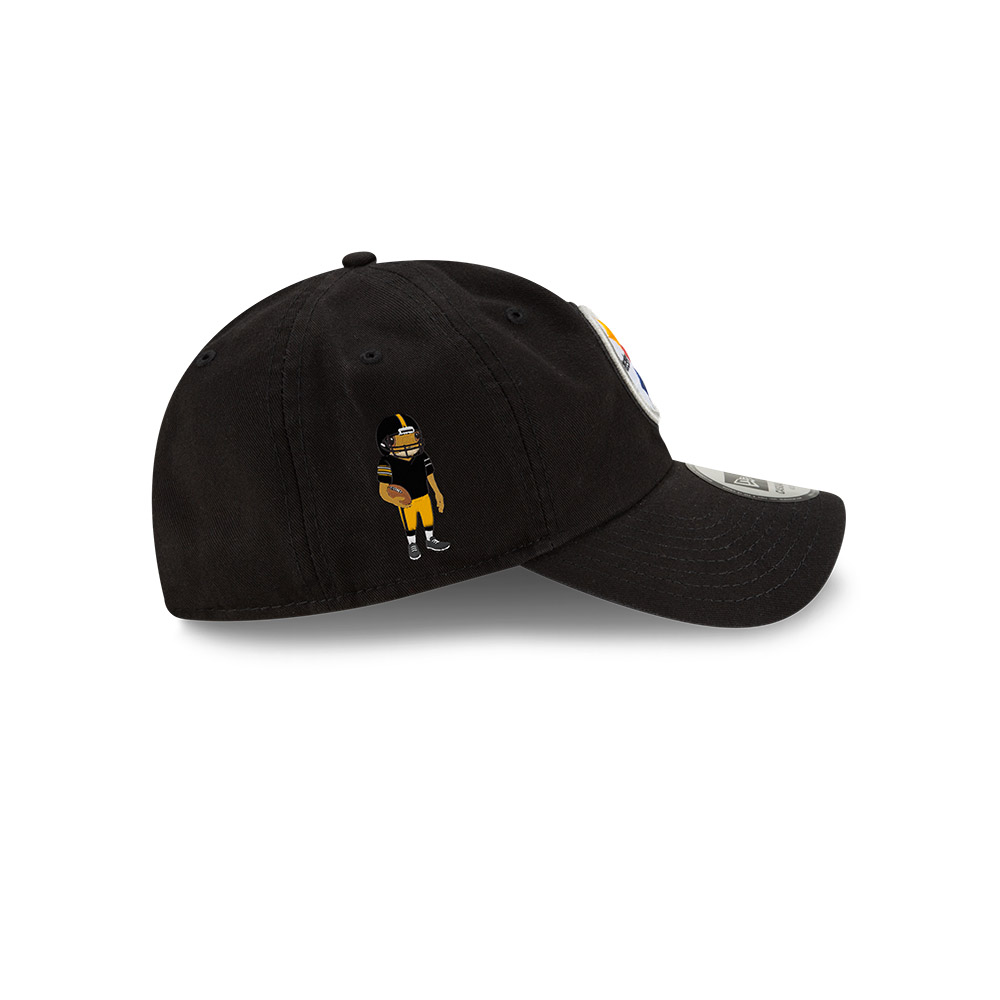 GORRA CASUAL CLASSIC NFL PITTSBURGH STEELERS BAD BUNNY NEGRO - 5