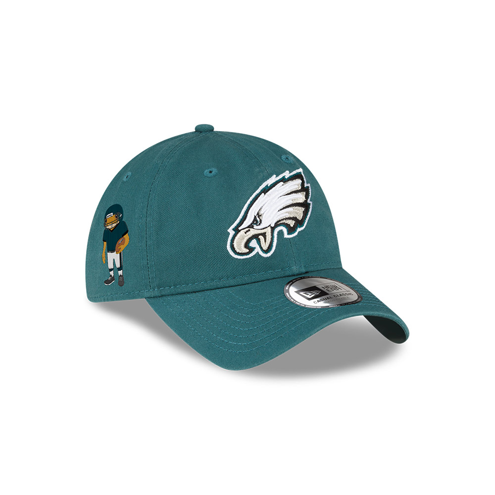 GORRA CASUAL CLASSIC NFL PHILADELPHIA EAGLES BAD BUNNY VERDE - 1