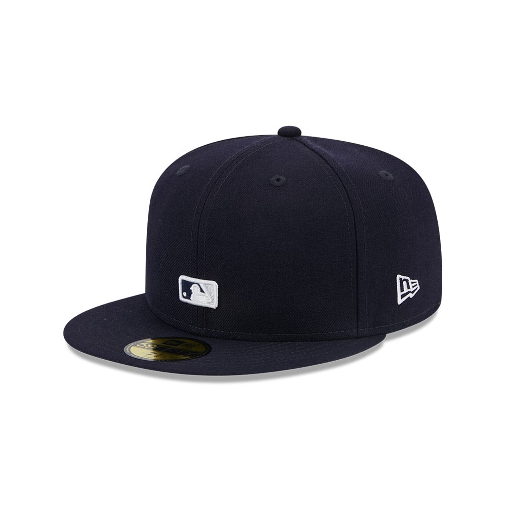 GORRA 59FIFTY MLB NEW YORK YANKEES REVERSE LOGO NEGRO - 3