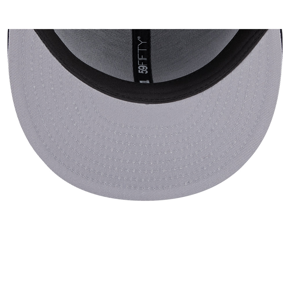 GORRA 59FIFTY MLB NEW YORK YANKEES REVERSE LOGO NEGRO - 9