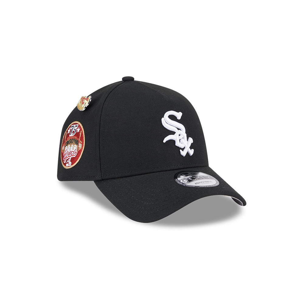 GORRA 9FORTY MLB CHICAGO WHITE SOX LOCAL DISH PIN NEGRO - 1