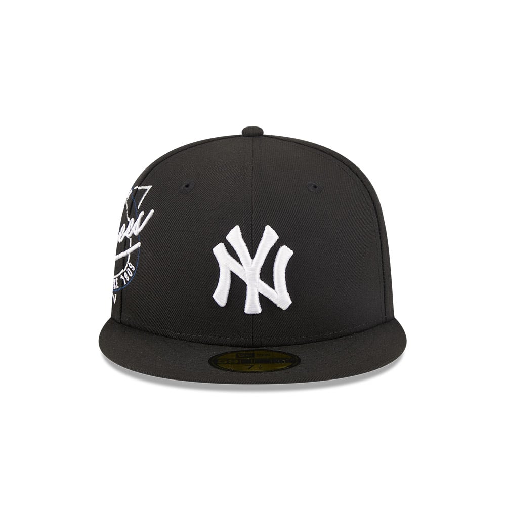 GORRA 59FIFTY MLB NEW YORK YANKEES NEON NEGRO - 2