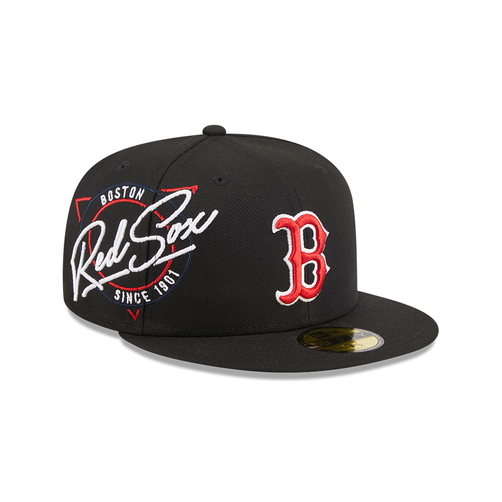 GORRA 59FIFTY MLB BOSTON RED SOX NEON NEGRO - 1
