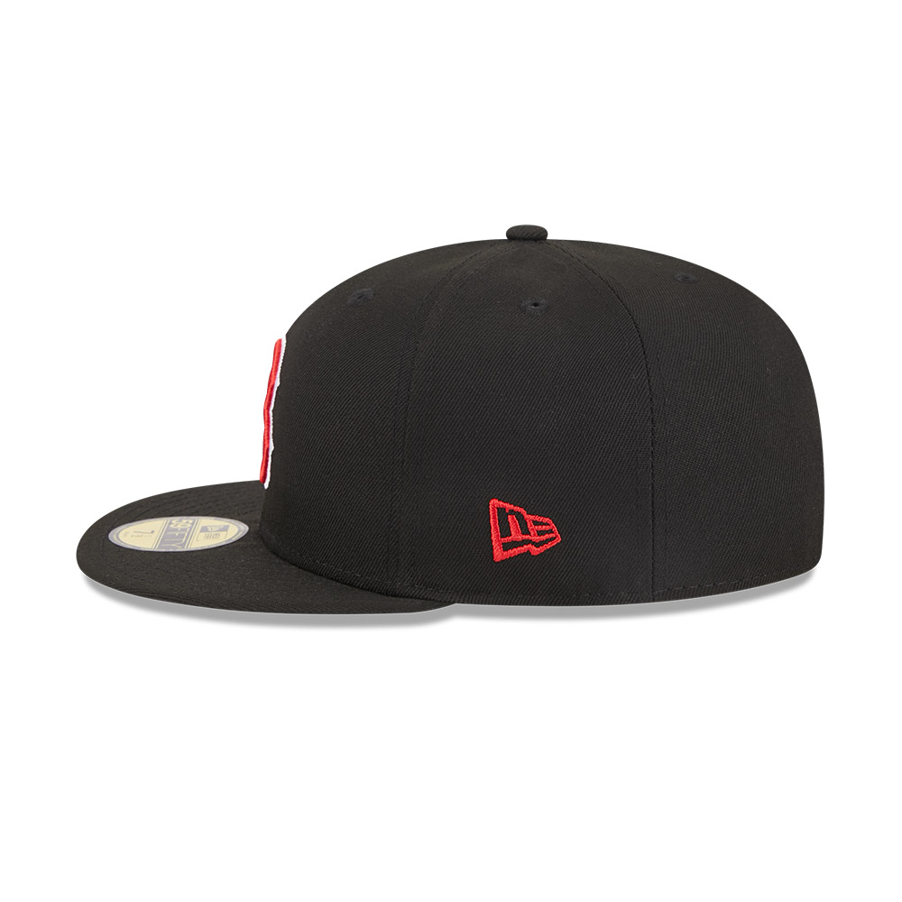 GORRA 59FIFTY MLB BOSTON RED SOX NEON NEGRO - 4