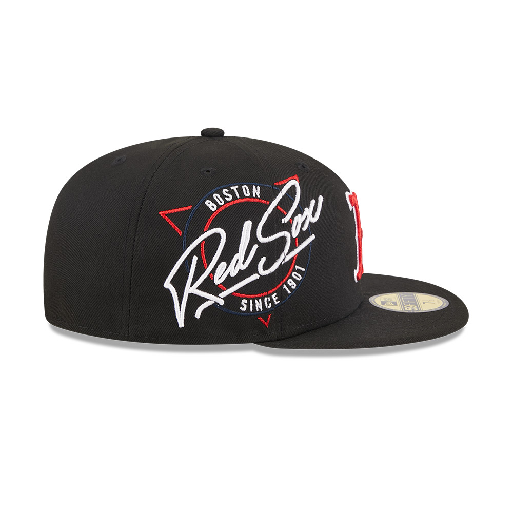 GORRA 59FIFTY MLB BOSTON RED SOX NEON NEGRO - 5