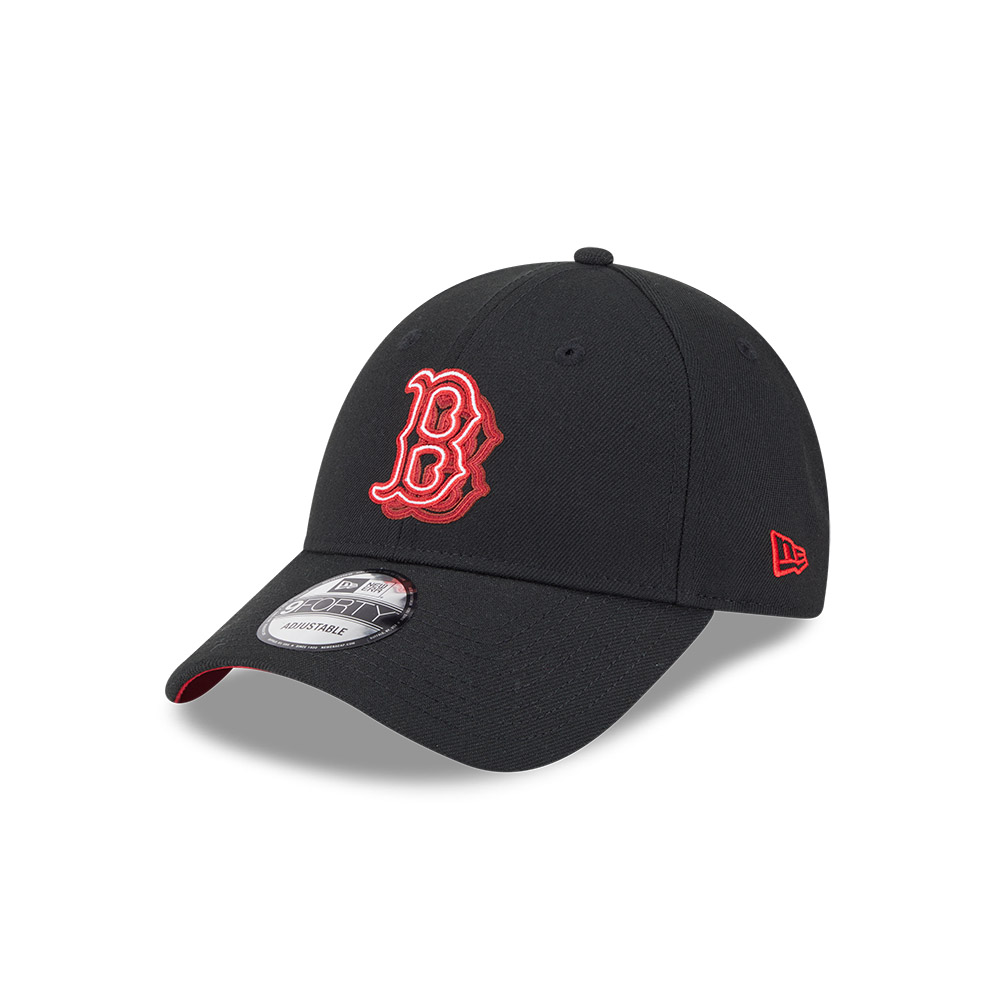 GORRA 9FORTY MLB BOSTON RED SOX NEON REFLECTION NEGRO - 1