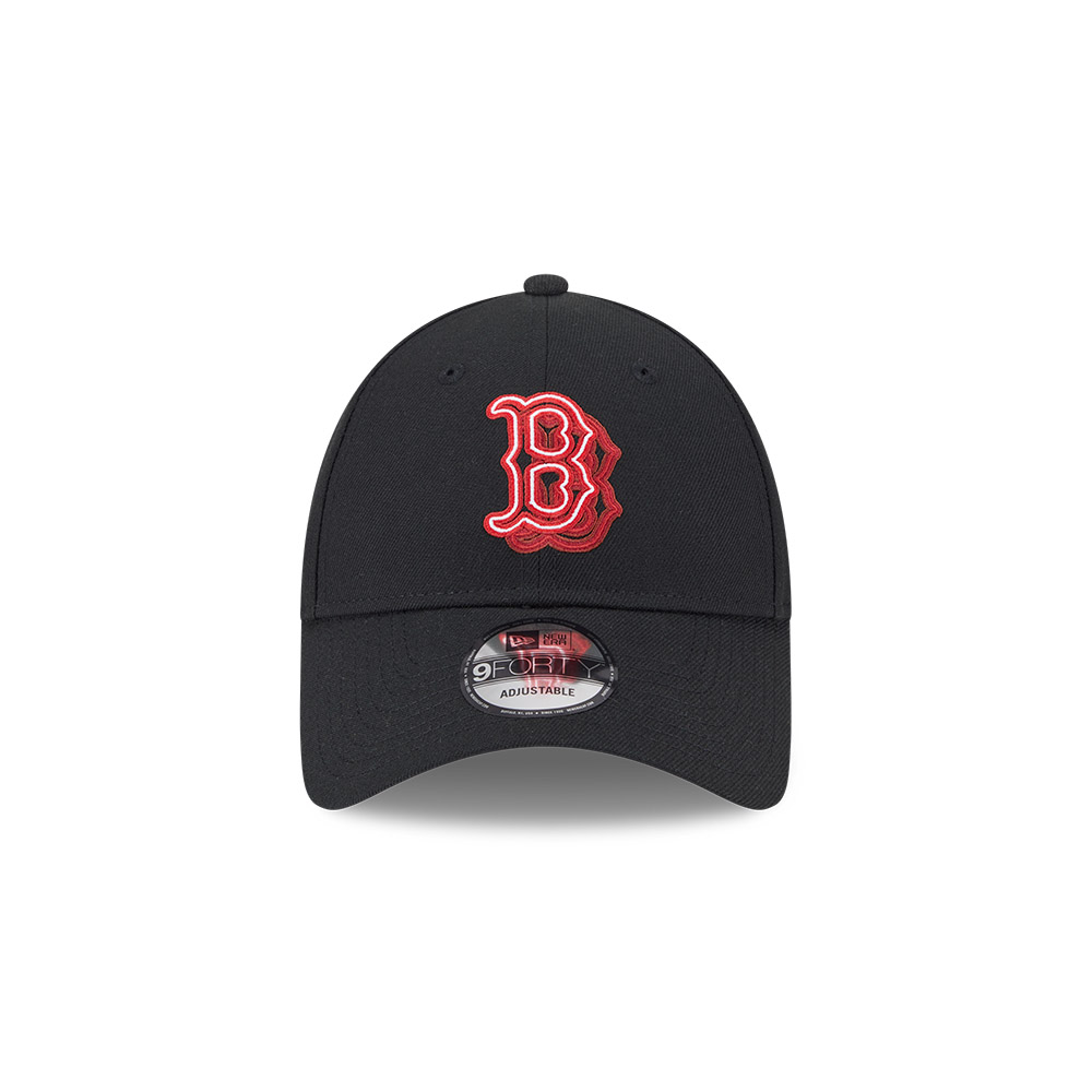 GORRA 9FORTY MLB BOSTON RED SOX NEON REFLECTION NEGRO - 3