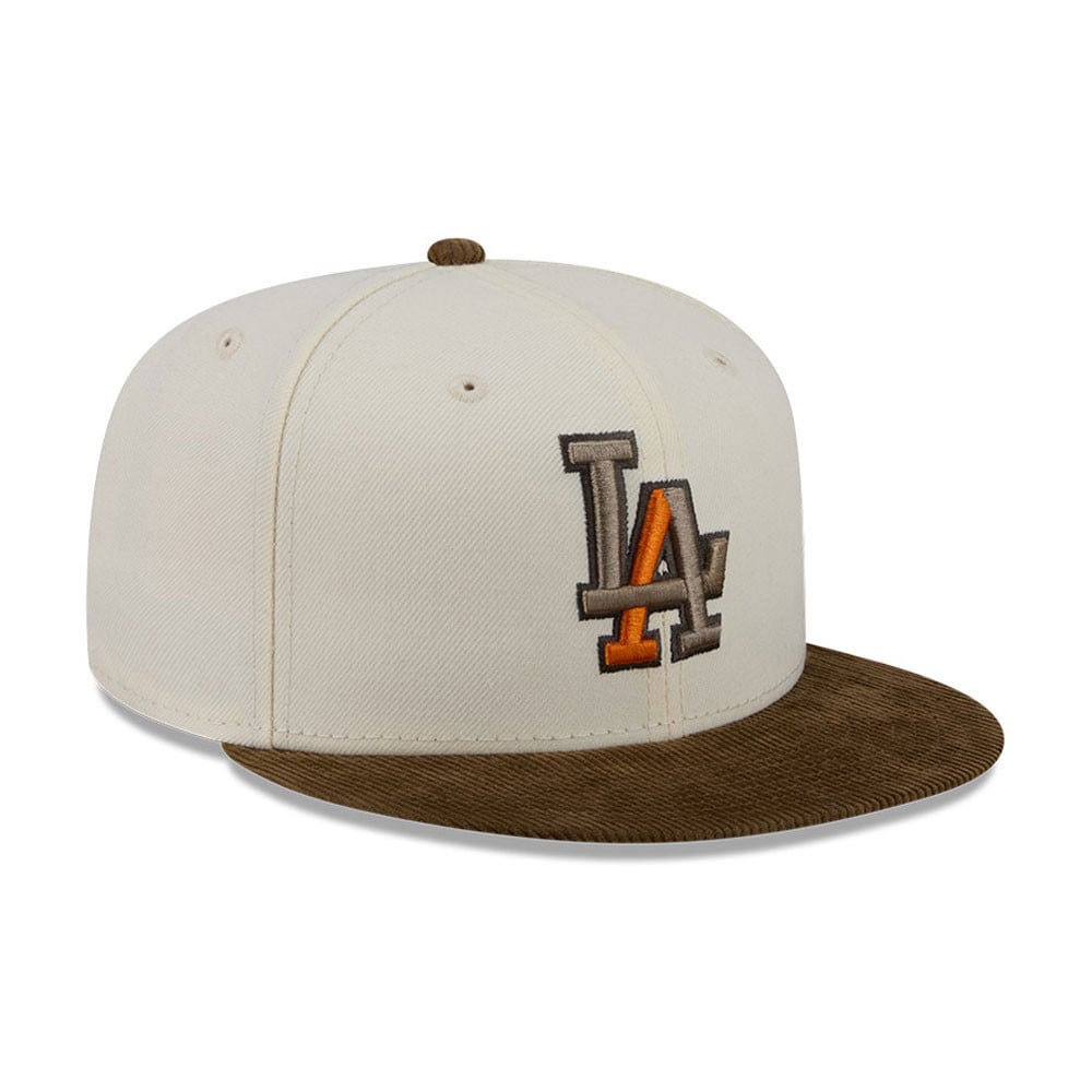 GORRA 59FIFTY MLB LOS ANGELES DODGERS CORDUROY BLANCO - 3