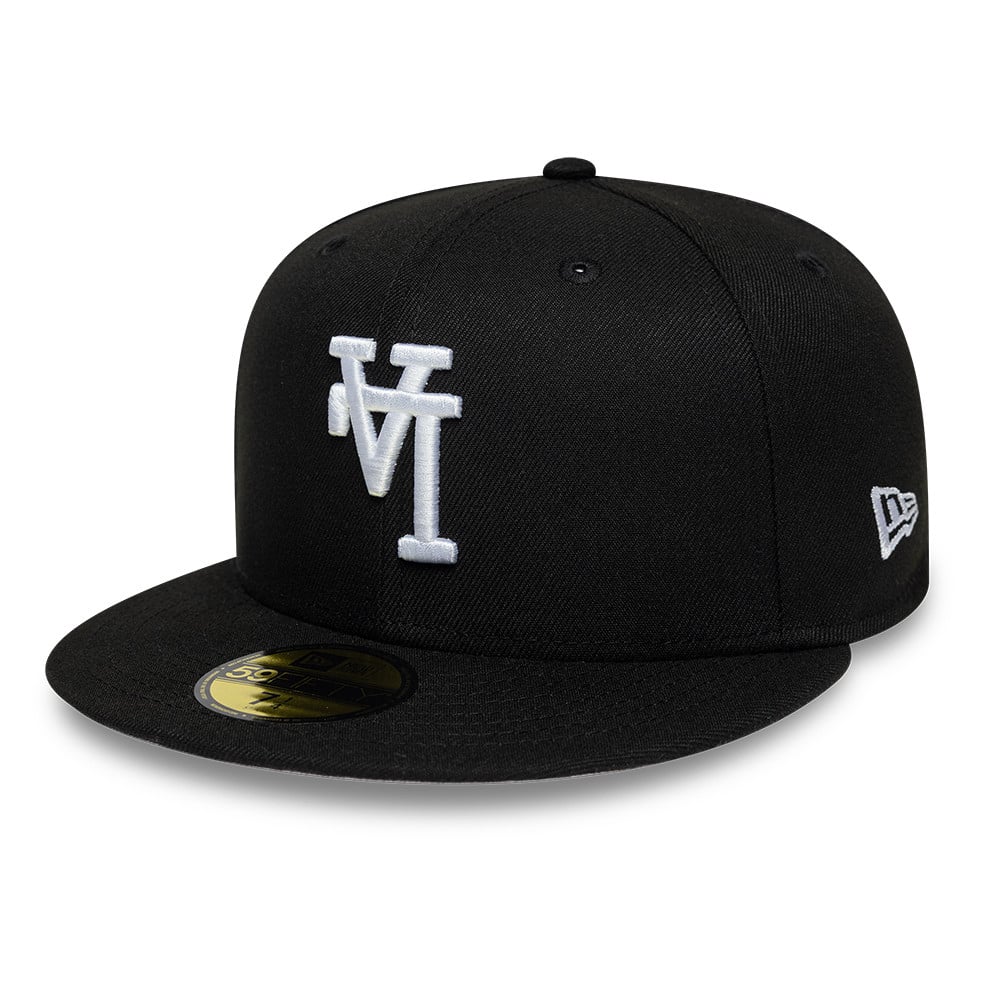 GORRA 59FIFTY MLB LOS ANGELES DODGERS UPSIDE DOWN NEGRO - 1