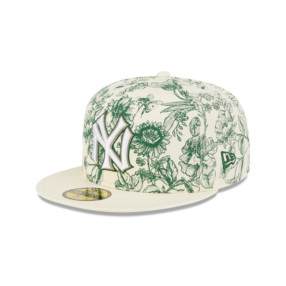 GORRA 59FIFTY MLB NEW YORK YANKEES SPRING FLORAL BLANCO - 2