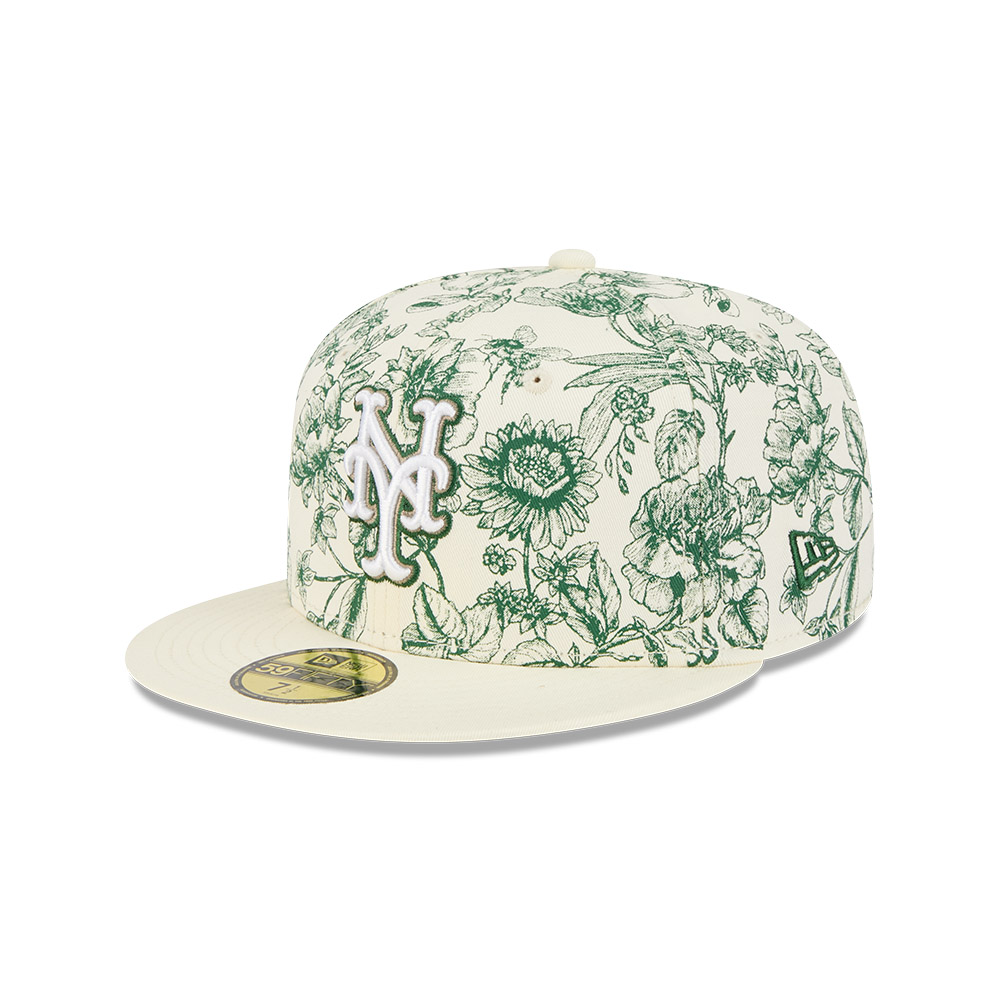 GORRA 59FIFTY MLB NEW YORK METS SPRING FLORAL BLANCO - 2
