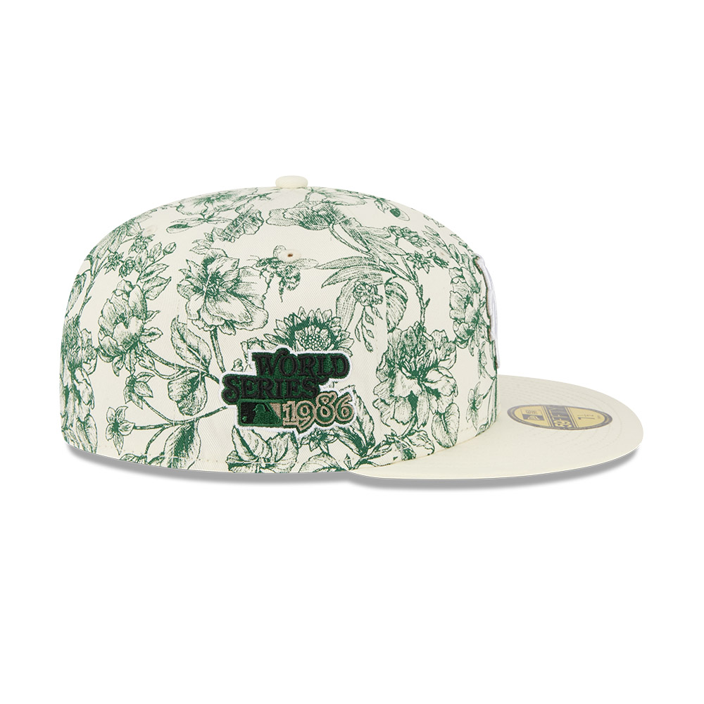 GORRA 59FIFTY MLB NEW YORK METS SPRING FLORAL BLANCO - 6