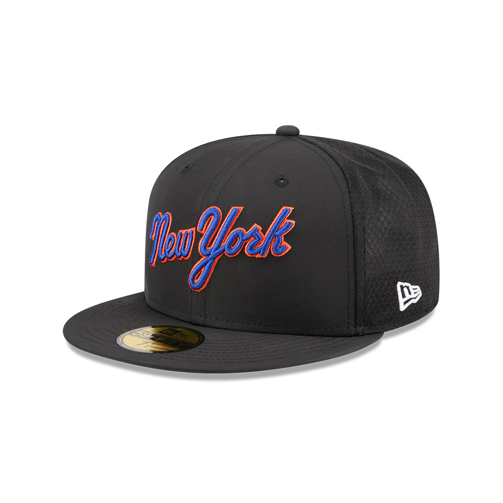 GORRA 59FIFTY MLB NEW YORK METS BATTING PRACTICE NEGRO - 1
