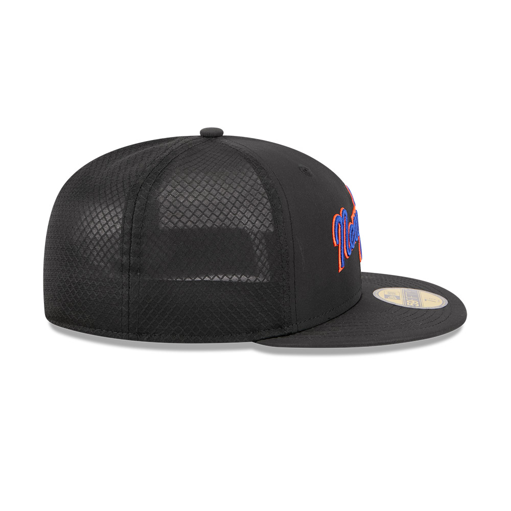 GORRA 59FIFTY MLB NEW YORK METS BATTING PRACTICE NEGRO - 4