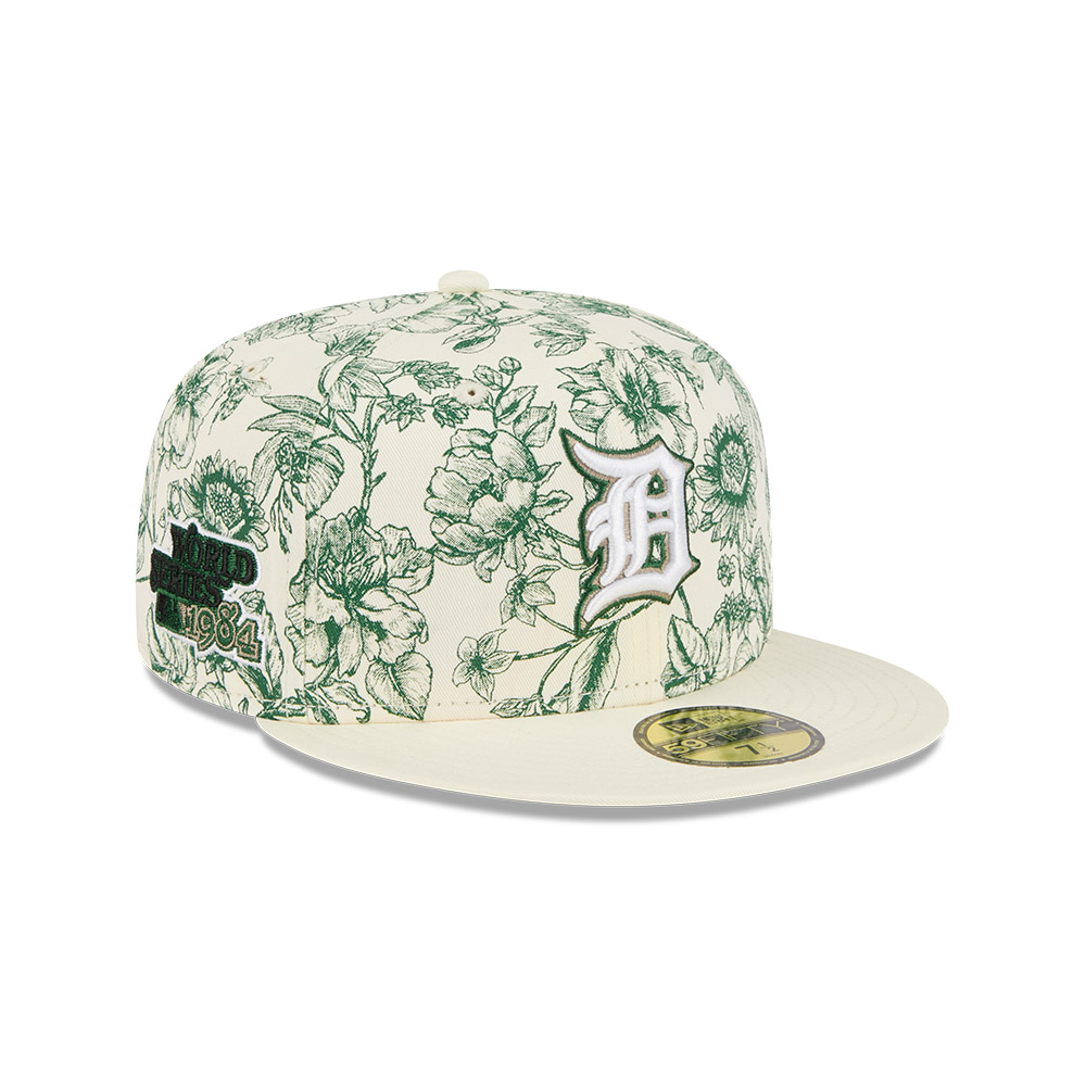 GORRA 59FIFTY MLB DETROIT TIGERS SPRING FLORAL BLANCO - 1