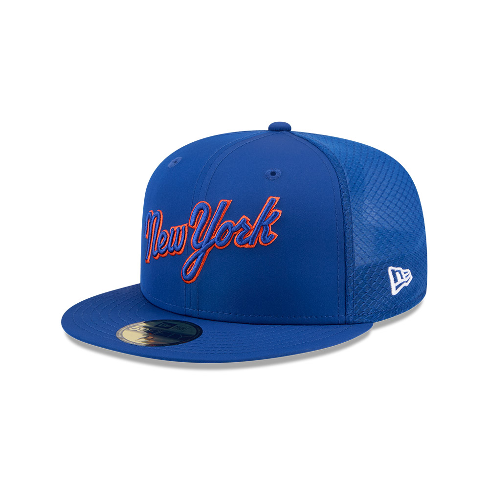 GORRA 59FIFTY MLB NEW YORK METS BATTING PRACTICE AZUL - 1