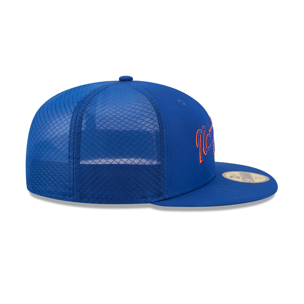 GORRA 59FIFTY MLB NEW YORK METS BATTING PRACTICE AZUL - 4