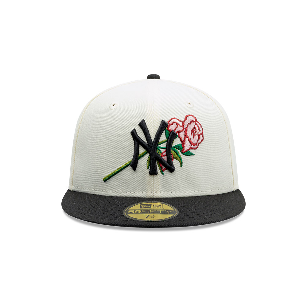 GORRA 59FIFTY MLB NEW YORK YANKEES PINK ROSE BLANCO - 2