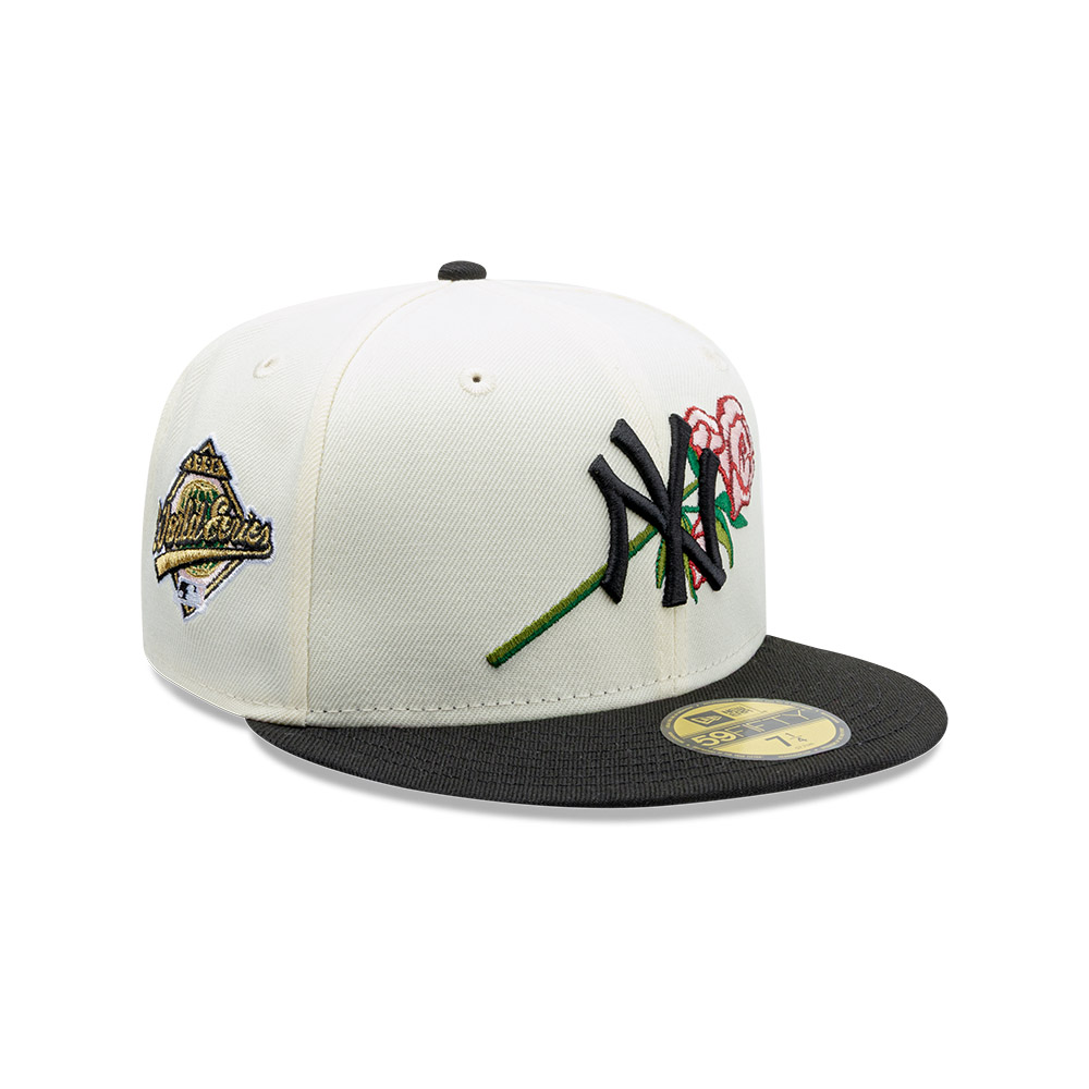 GORRA 59FIFTY MLB NEW YORK YANKEES PINK ROSE BLANCO - 3