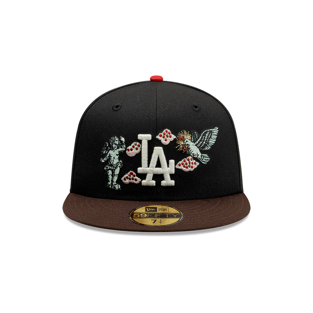 GORRA 59FIFTY MLB LOS ANGELES DODGERS DIVINE SYMBOLS NEGRO - 2