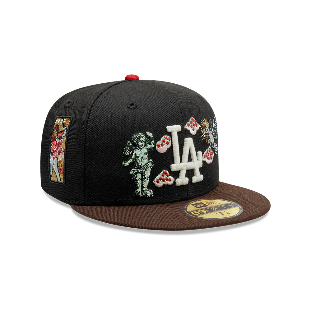 GORRA 59FIFTY MLB LOS ANGELES DODGERS DIVINE SYMBOLS NEGRO - 3