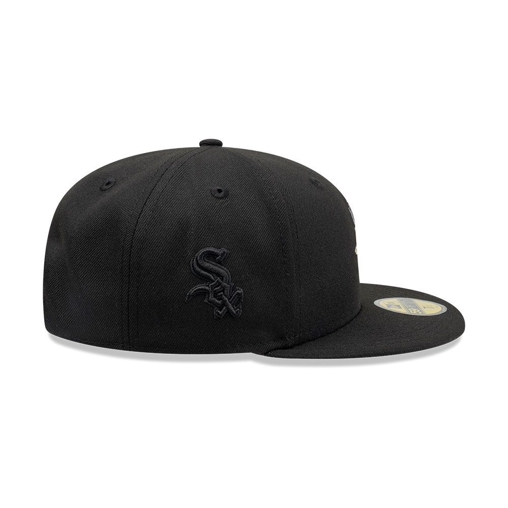 GORRA 59FIFTY MLB CHICAGO WHITE SOX GOTHIC FLOWERS NEGRO - 4