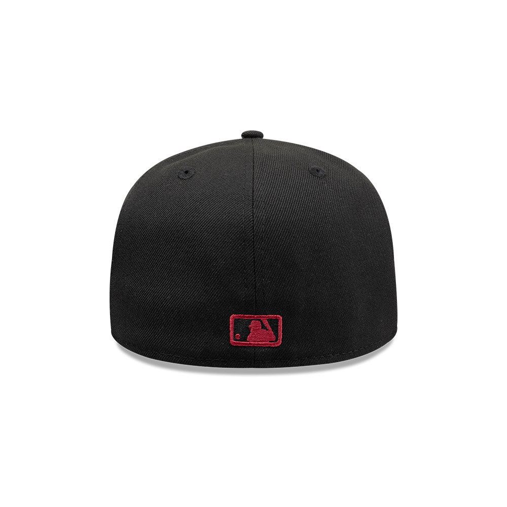 GORRA 59FIFTY MLB CHICAGO WHITE SOX GOTHIC FLOWERS NEGRO - 5