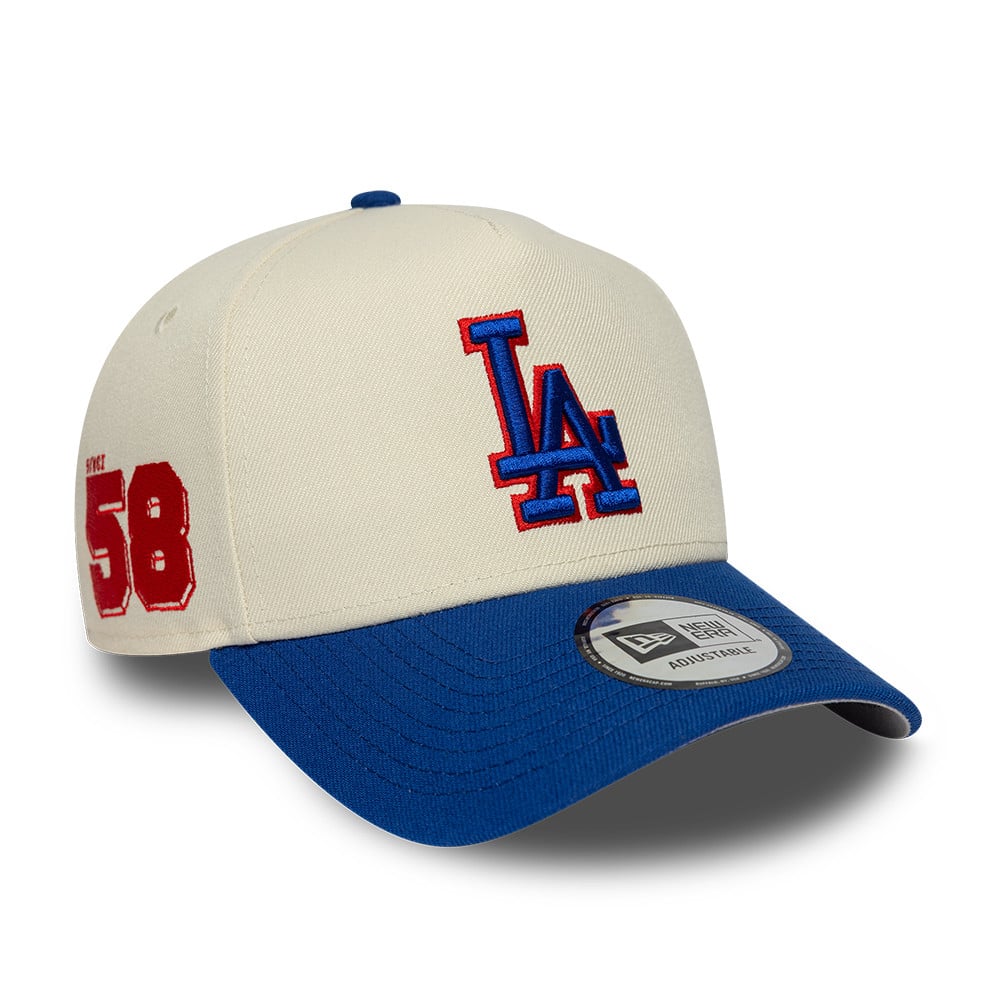 GORRA 9FORTY MLB LOS ANGELES DODGERS PREMIUM BASEBALL BEIGE - 3