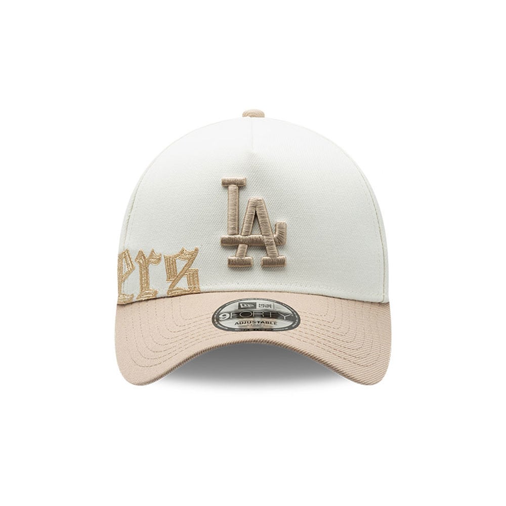 GORRA 9FORTY MLB LOS ANGELES DODGERS GOTHIC SCRIPT BLANCO - 2