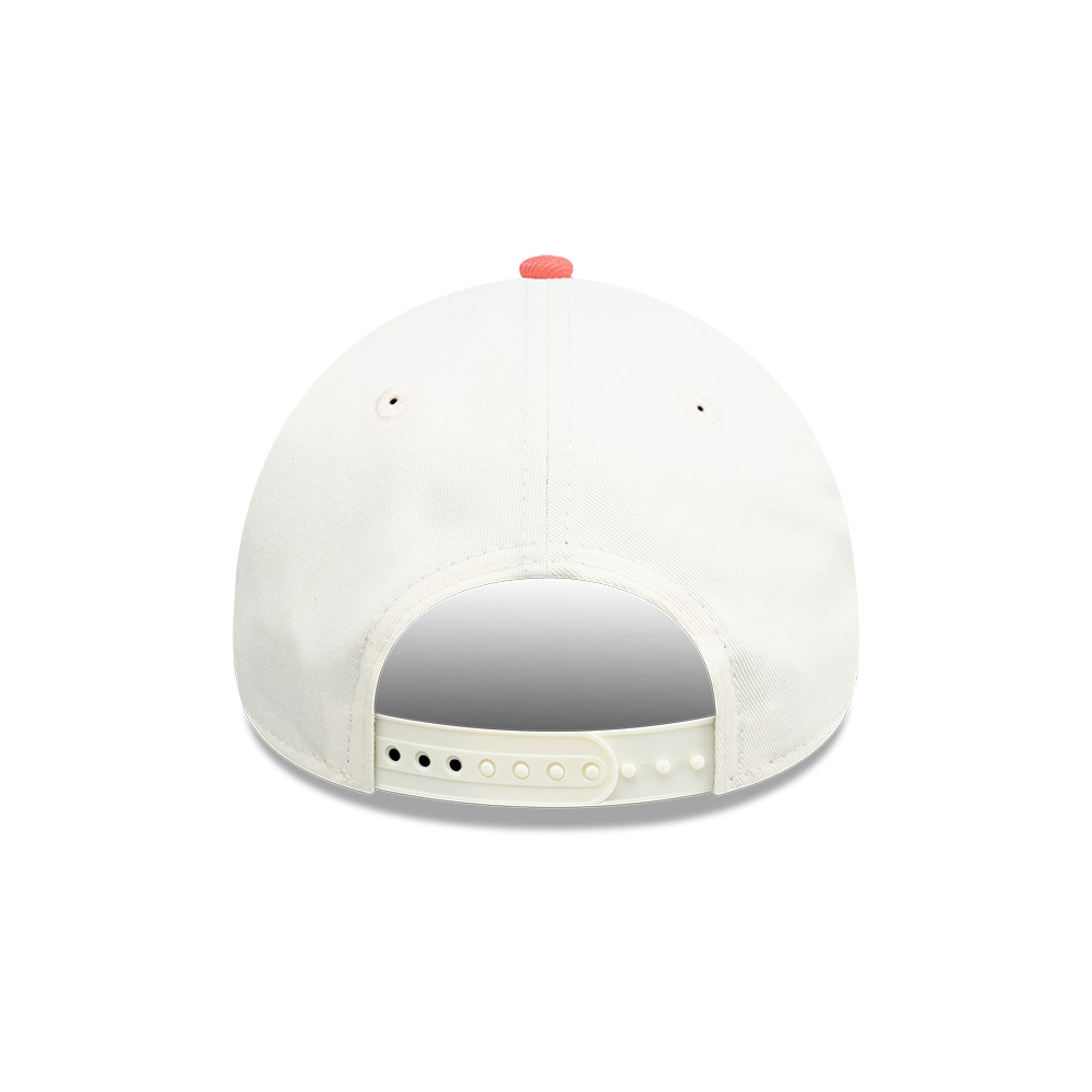 GORRA 9FORTY MLB LOS ANGELES DODGERS CHROME CORAL BLANCO - 5
