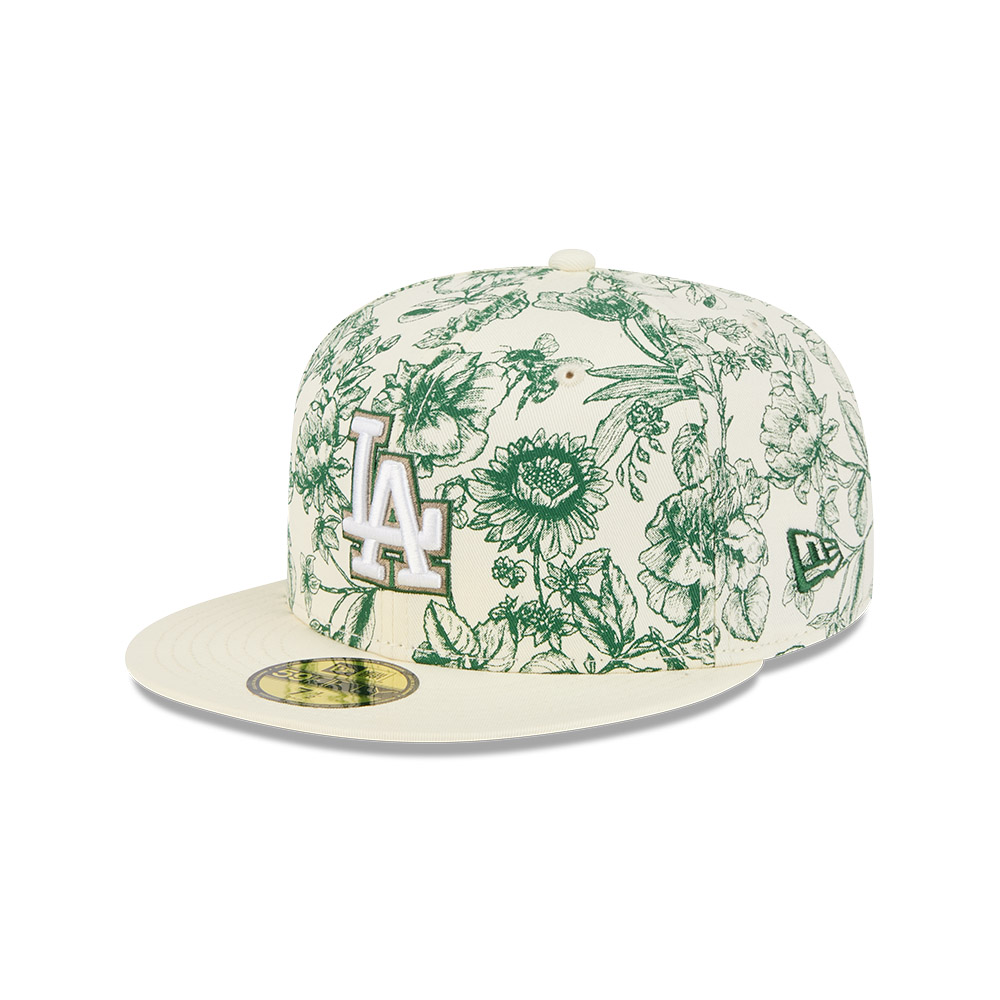 GORRA 59FIFTY MLB LOS ANGELES DODGERS SPRING FLORAL BLANCO - 2