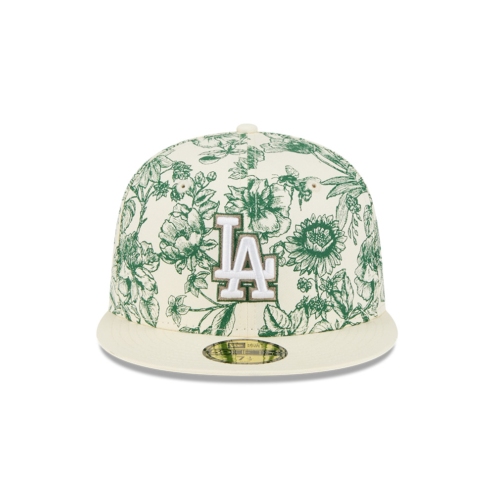 GORRA 59FIFTY MLB LOS ANGELES DODGERS SPRING FLORAL BLANCO - 3