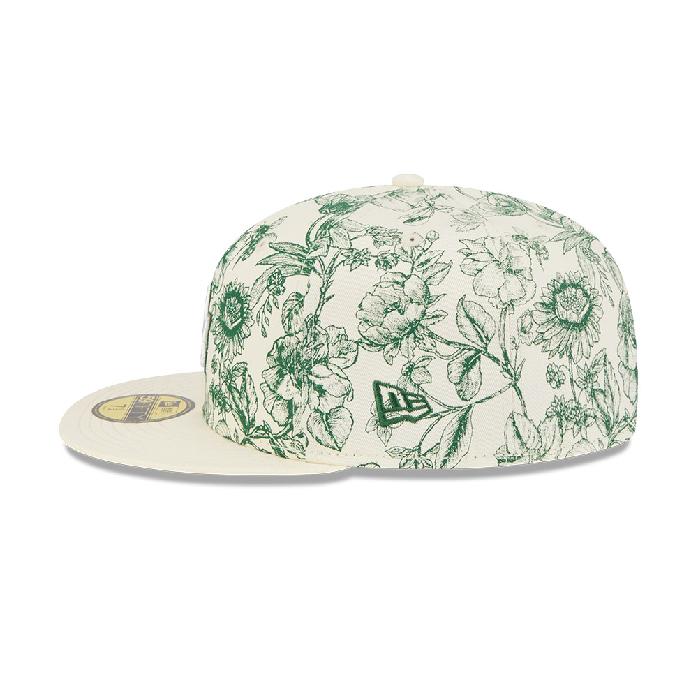 GORRA 59FIFTY MLB LOS ANGELES DODGERS SPRING FLORAL BLANCO - 5