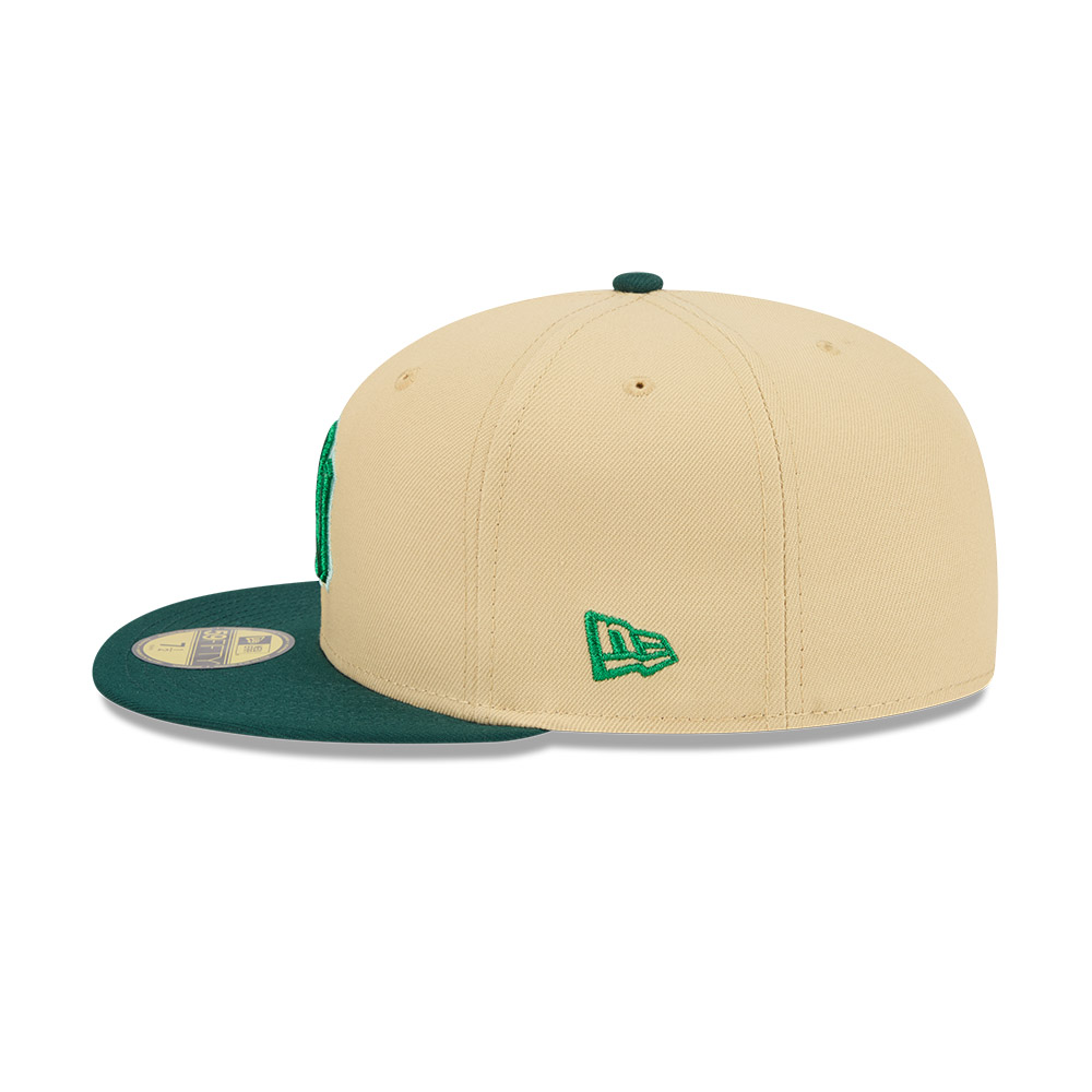 GORRA 59FIFTY MLB NEW YORK YANKEES FOREST CANVAS BEIGE - 4
