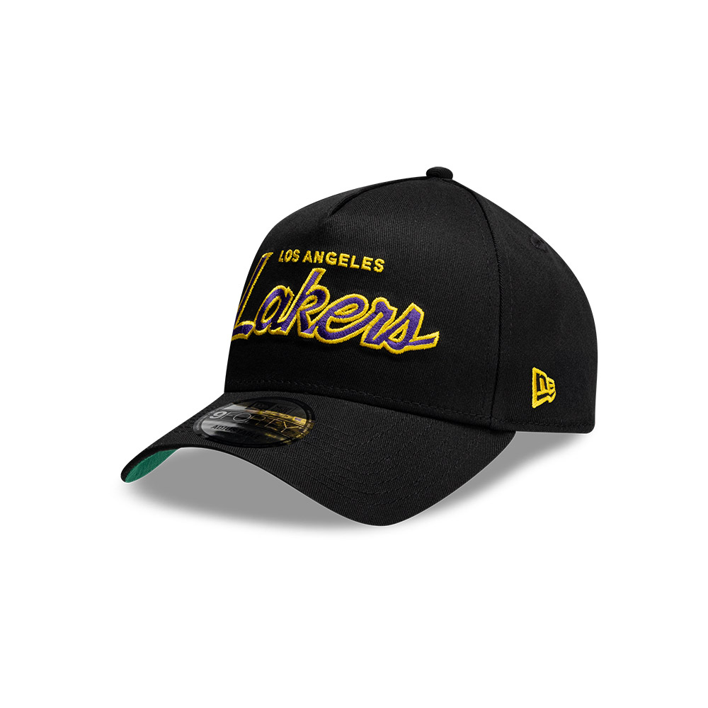 GORRA 9FORTY NBA LOS ANGELES LAKERS WRDMRK SCRIPT NEGRO - 1