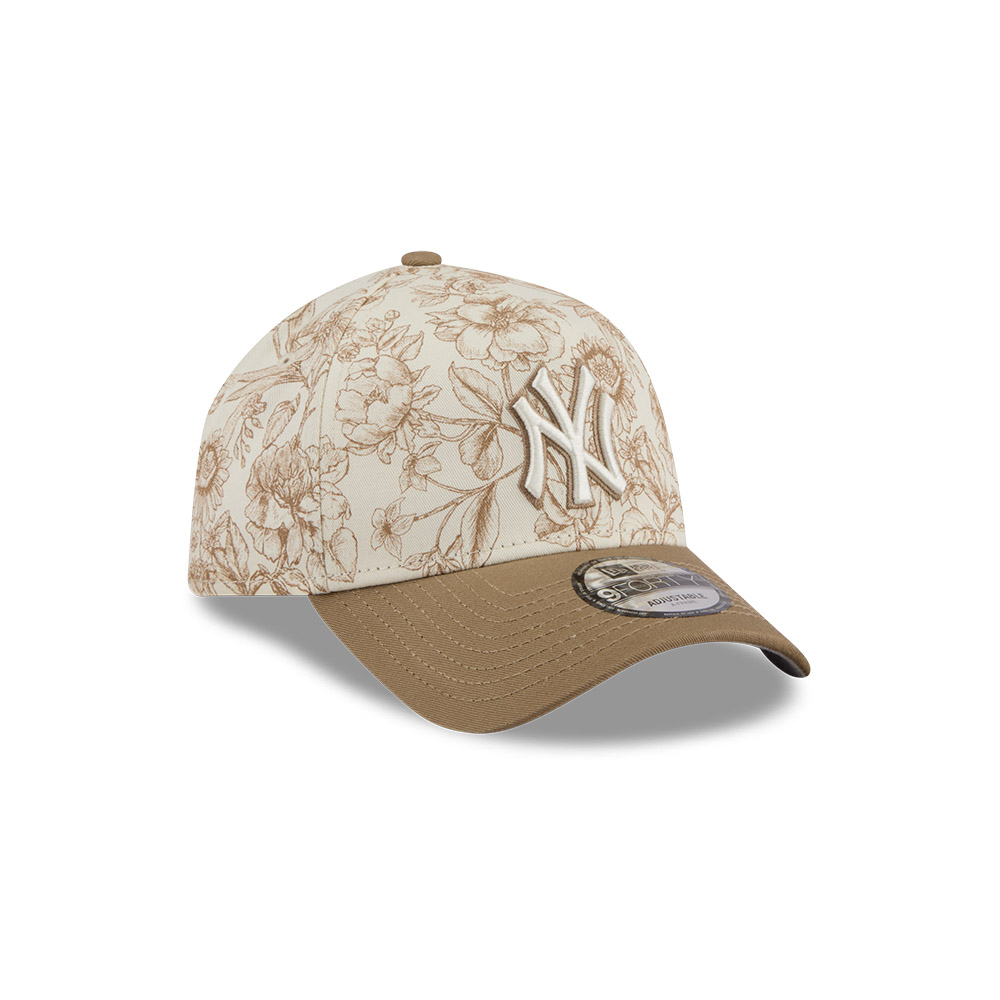 GORRA 9FORTY MLB NEW YORK YANKEES SPRING FLORAL BEIGE - 2