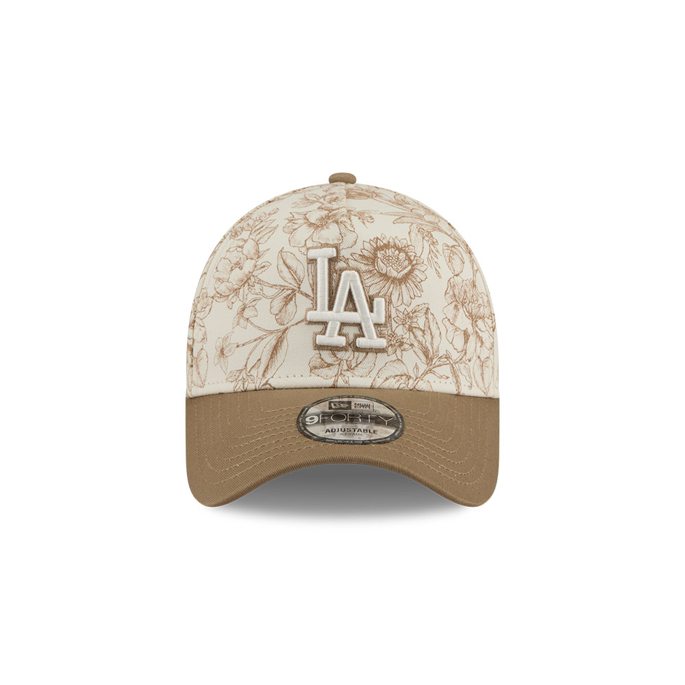 GORRA 9FORTY MLB LOS ANGELES DODGERS SPRING FLORAL BEIGE - 3