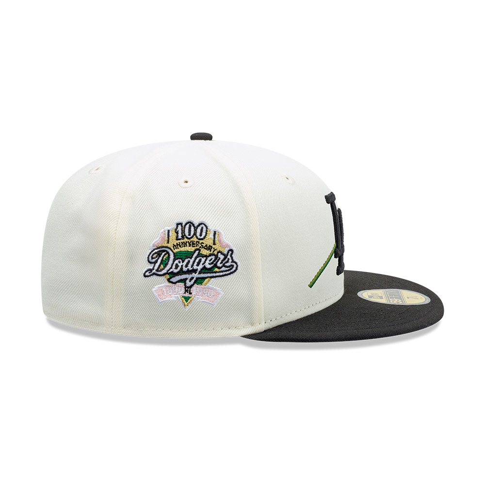 GORRA 59FIFTY MLB LOS ANGELES DODGERS PINK ROSE BLANCO - 4