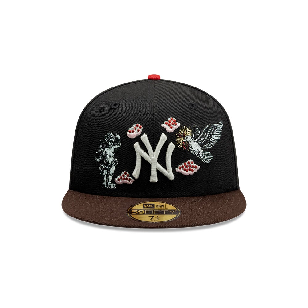 GORRA 59FIFTY MLB NEW YORK YANKEES DIVINE SYMBOLS NEGRO - 2