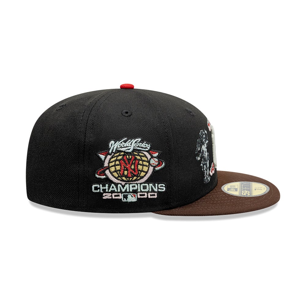 GORRA 59FIFTY MLB NEW YORK YANKEES DIVINE SYMBOLS NEGRO - 4