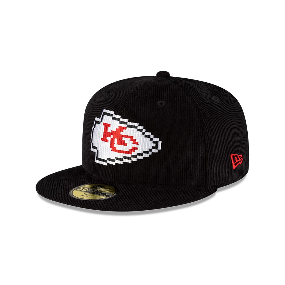 GORRA 59FIFTY NFL KANSAS CITY CHIEFS PIXELS NEGRO - 1