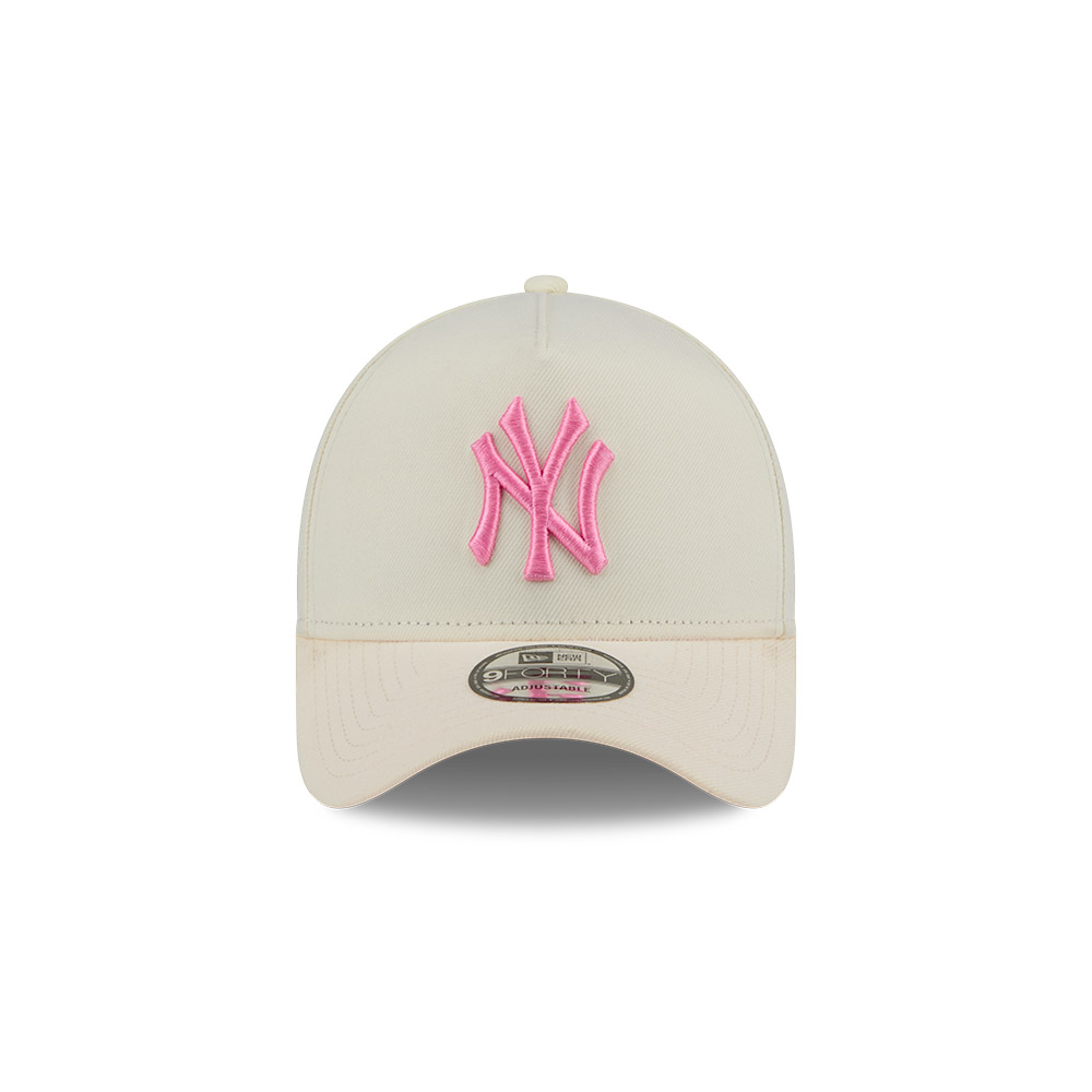GORRA 9FORTY MLB NEW YORK YANKEES PINK GLOW BLANCO - 2