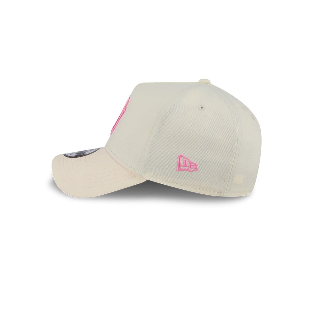 GORRA 9FORTY MLB NEW YORK YANKEES PINK GLOW BLANCO - 4