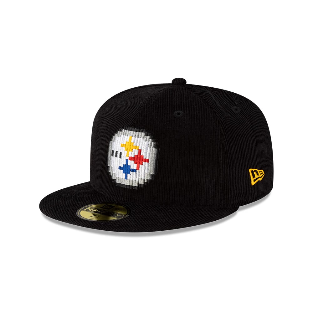 GORRA 59FIFTY NFL PITTSBURGH STEELERS PIXELS NEGRO - 1